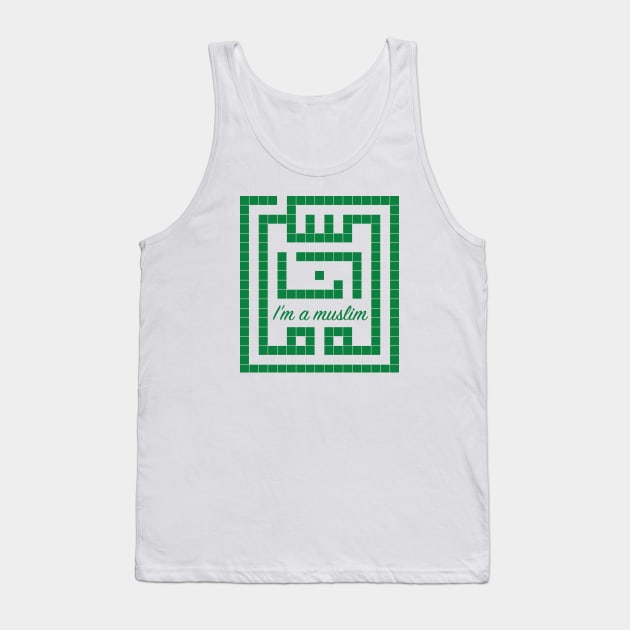 Ana Muslim - Im a Muslim Tank Top by mf4d